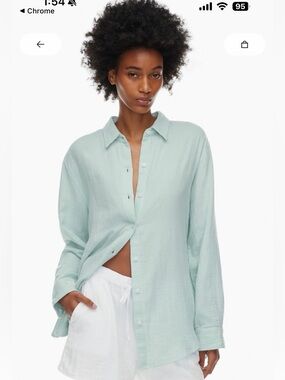 Aritzia Little Moon Sail Shirt